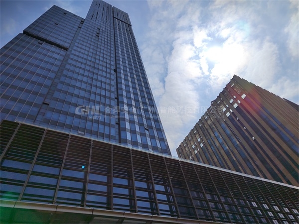 消防樓梯疏散門語音報警推桿鎖搭配雙門器·廣州復(fù)星國際中心