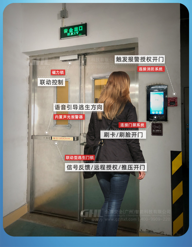 聯動型逃生門鎖系統現場安裝解析