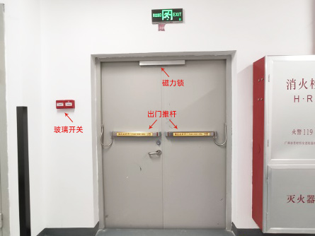 推桿開門